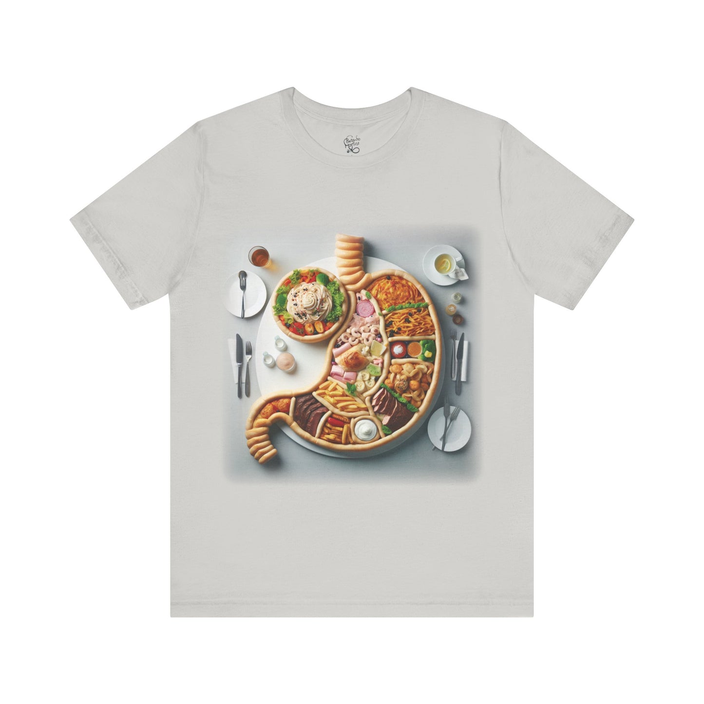 Stomach - Dish 1 (Unisex Jersey Short Sleeve T-Shirt)