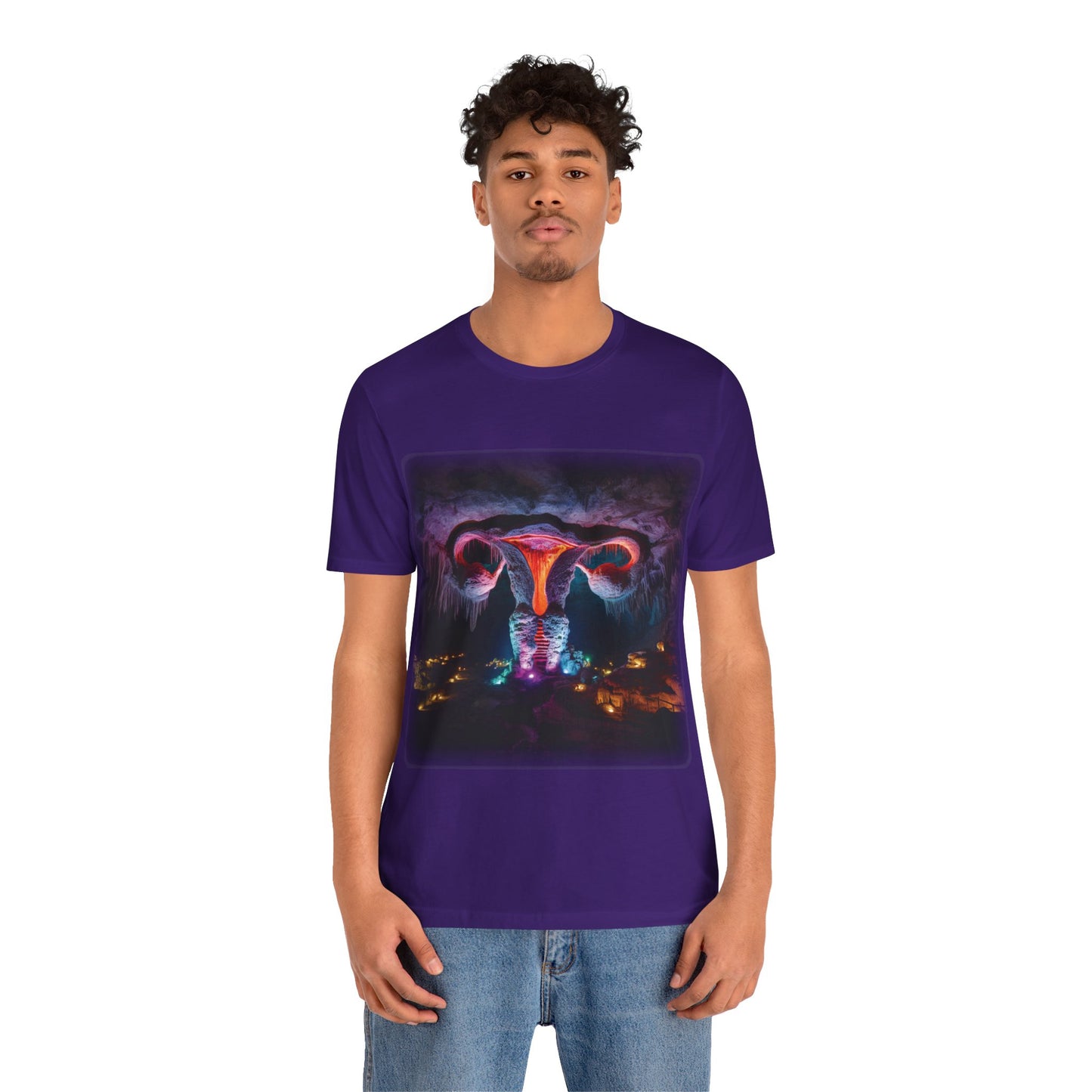 Uterus - The cave 1 (Unisex Jersey Short Sleeve T-shirt)