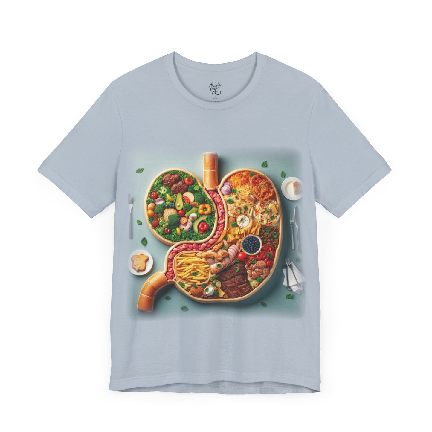 Stomach - Dish 2 (Unisex Jersey Short Sleeve T-Shirt)