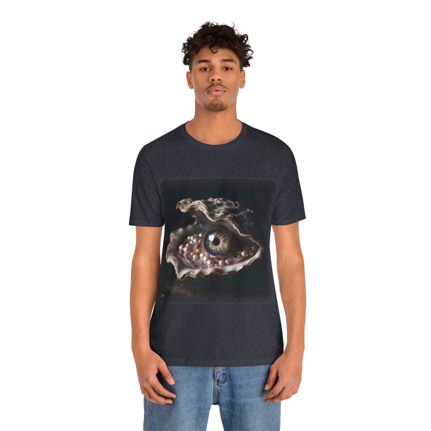 Eyes - Oyster (Unisex Jersey Short Sleeve T-shirt)