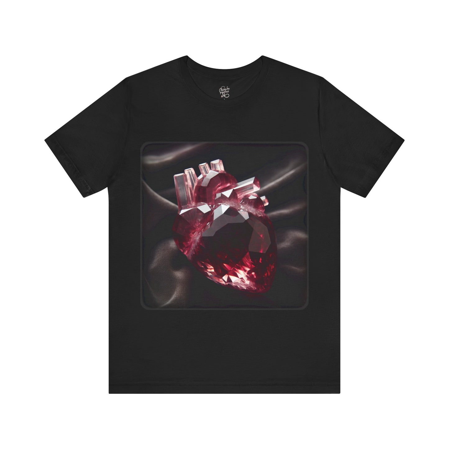 Heart - Crystal 3 (Unisex Jersey Short Sleeve T-Shirt)