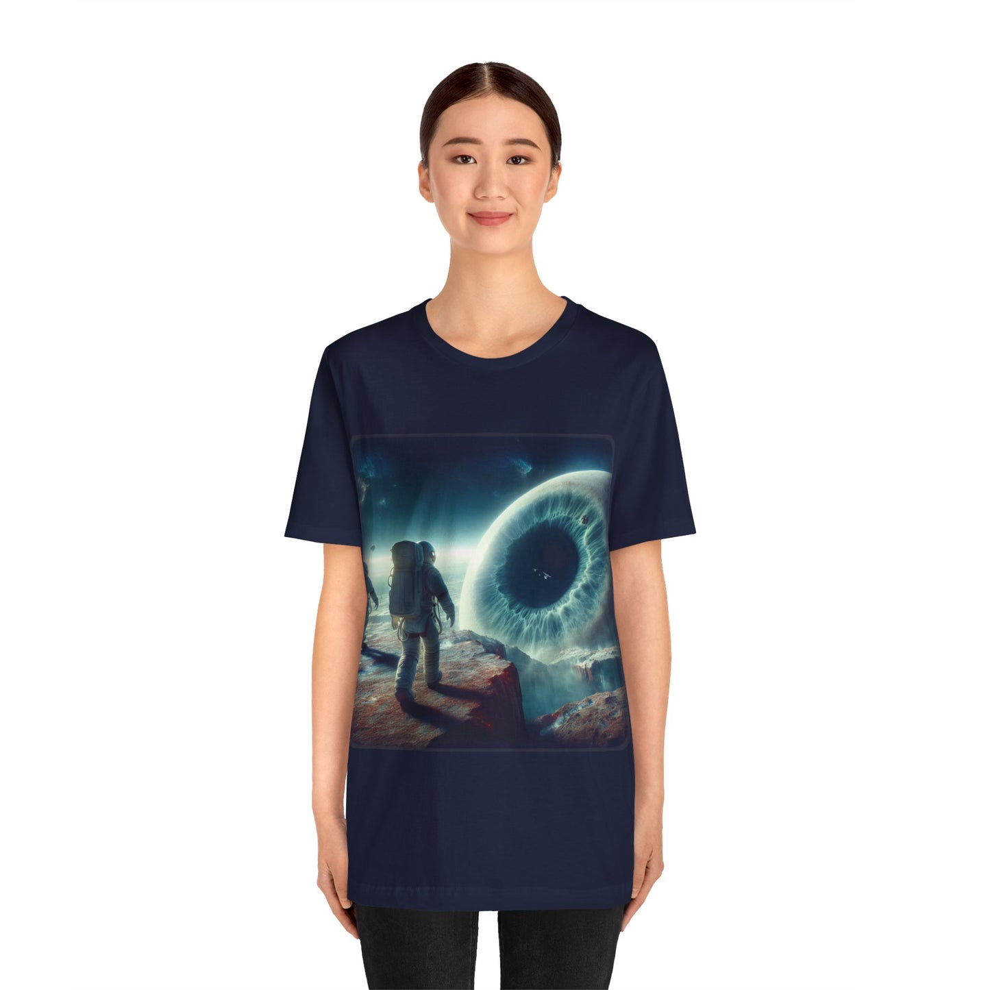 Eyes - Space 2 (Unisex Jersey Short Sleeve T-shirt)