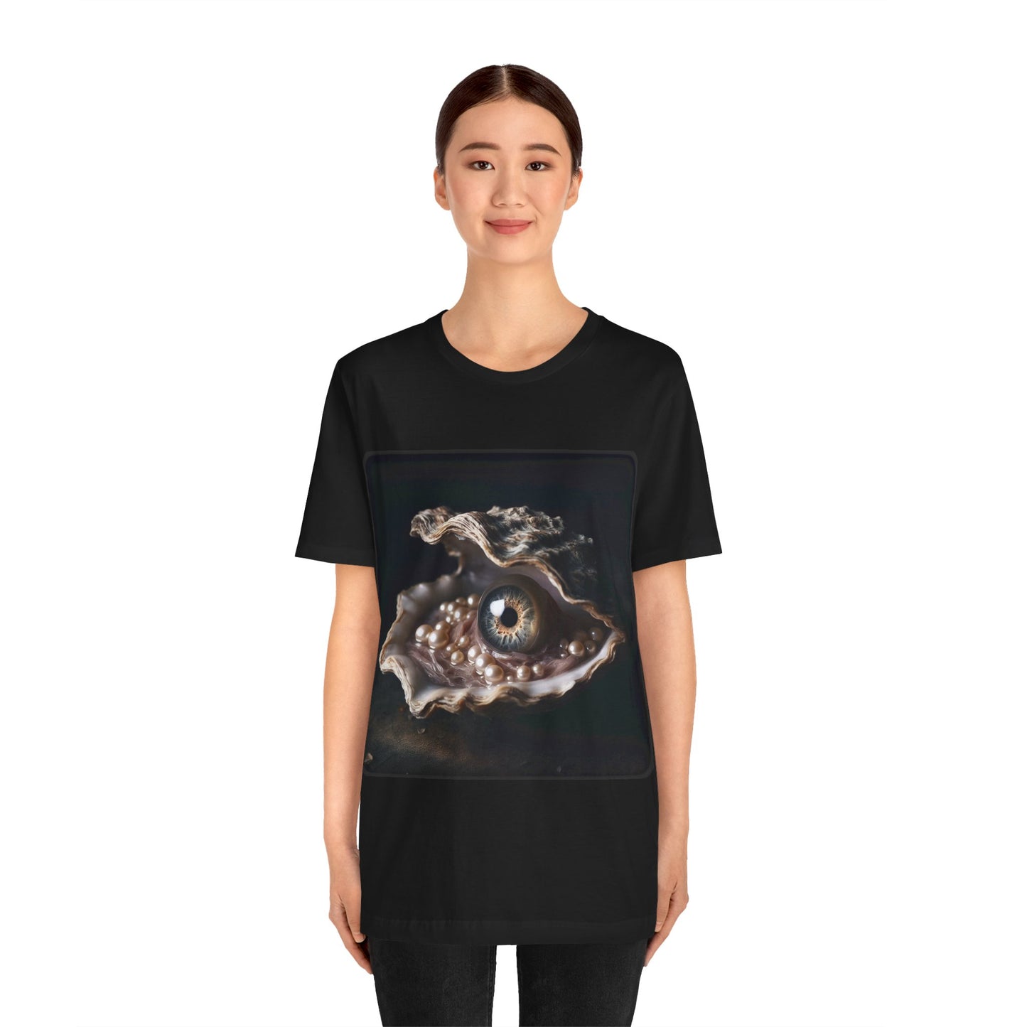 Eyes - Oyster (Unisex Jersey Short Sleeve T-shirt)