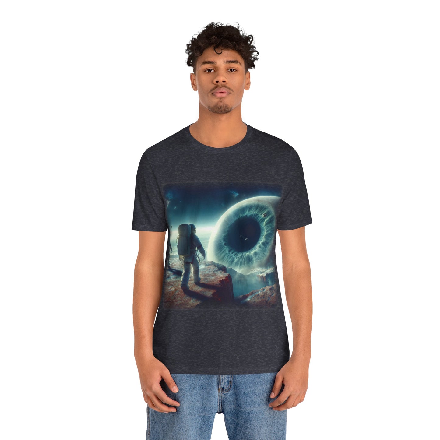 Eyes - Space 2 (Unisex Jersey Short Sleeve T-shirt)