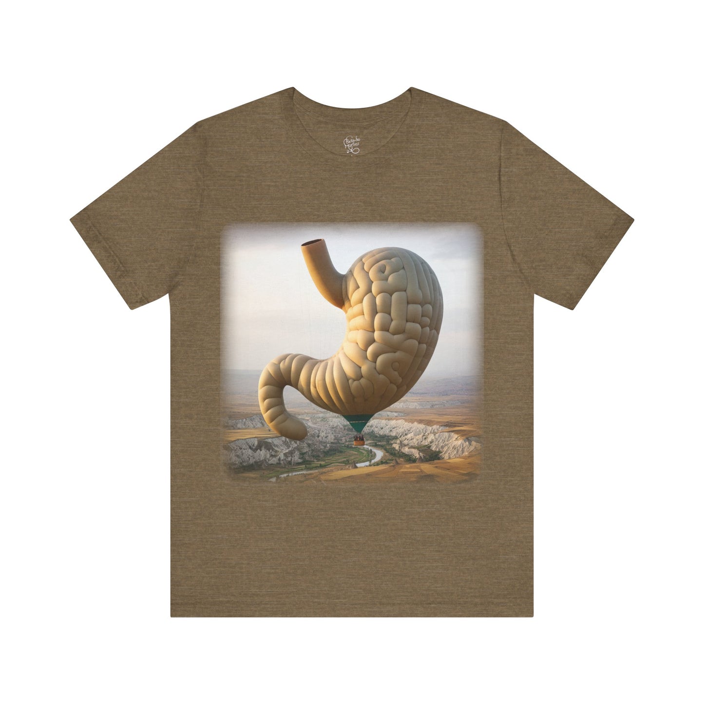 Stomach - Hot air balloon (Unisex Jersey Short Sleeve T-shirt)