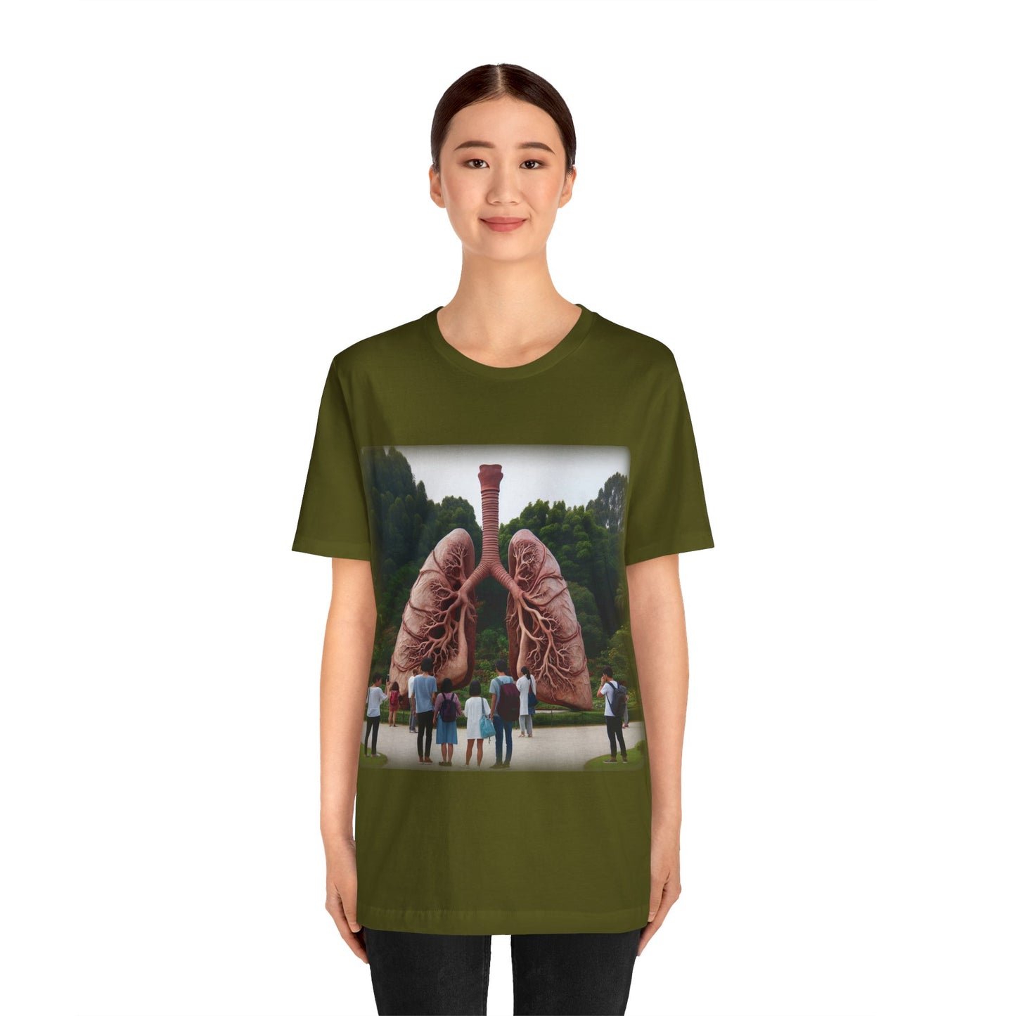 Lungs - The lung gardens 3 (Unisex Jersey Short Sleeve T-shirt)