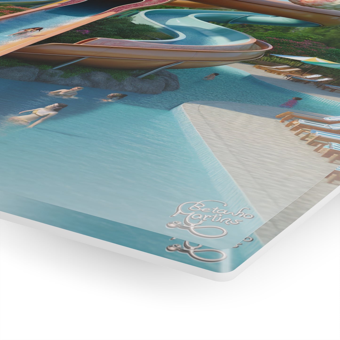 Uterus waterpark slide - Acrylic Prints