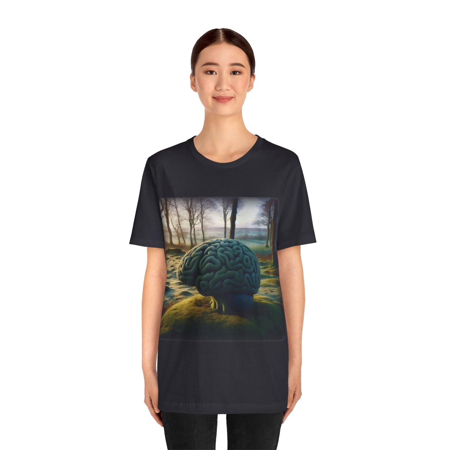 Brain - Celtic art 2 (Unisex Jersey Short Sleeve T-shirt)