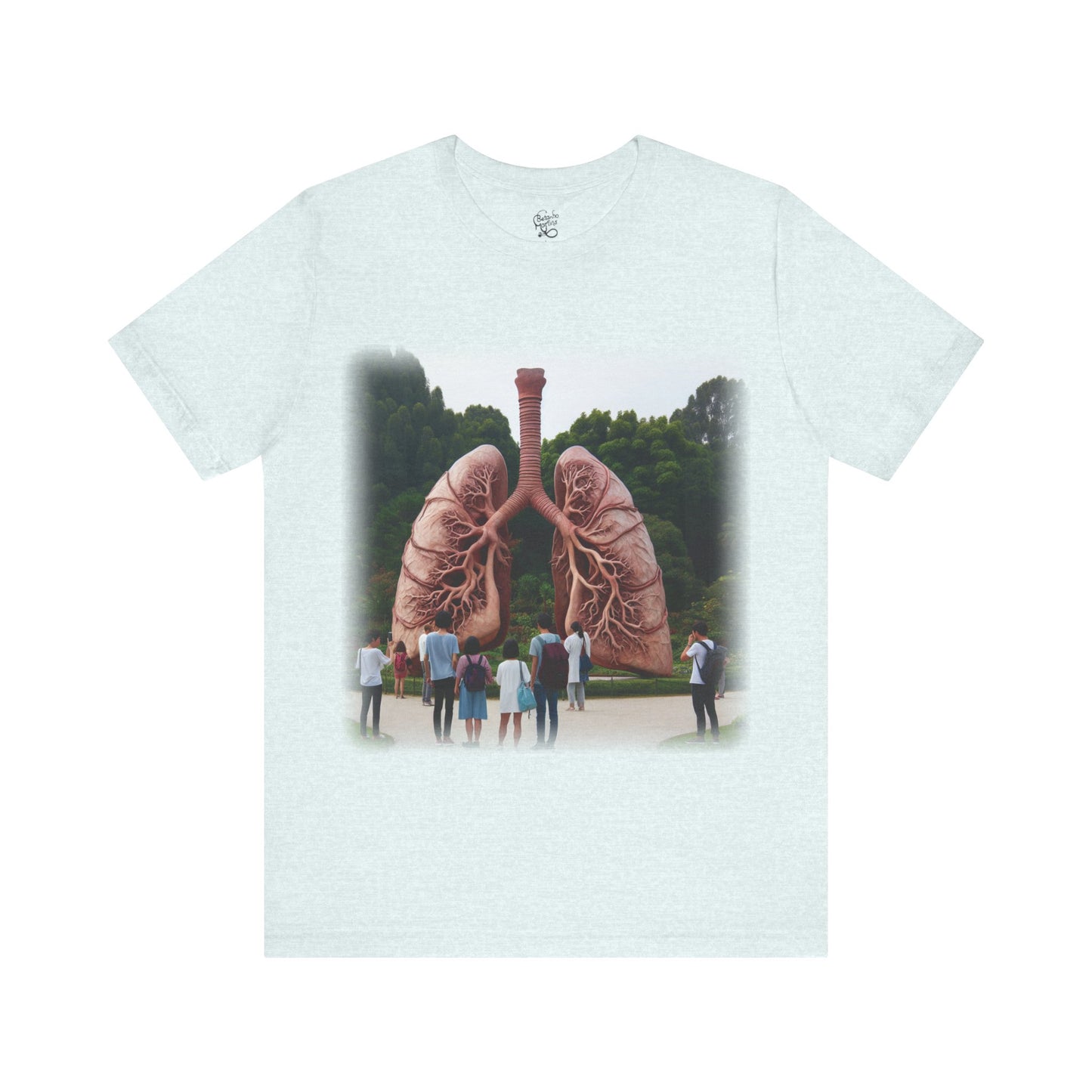 Lungs - The lung gardens 3 (Unisex Jersey Short Sleeve T-shirt)