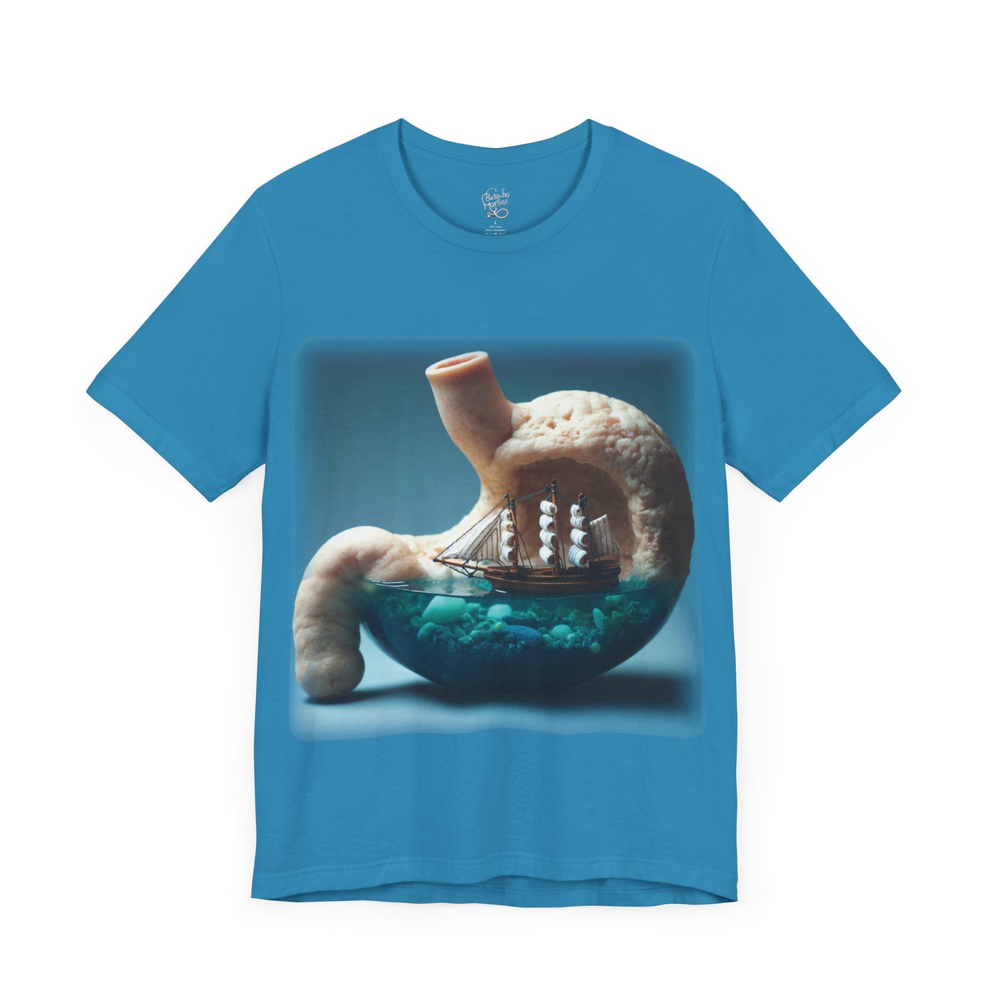 Stomach - Ship (Unisex Jersey Short Sleeve T-Shirt)