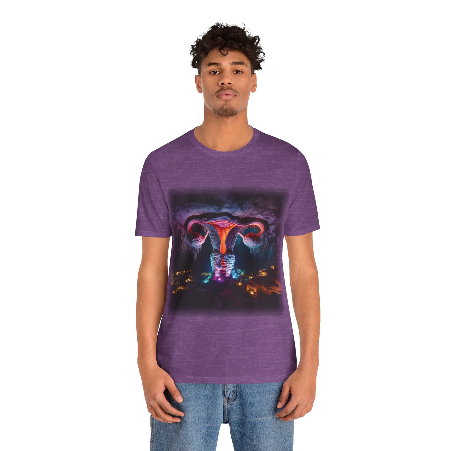Uterus - The cave 1 (Unisex Jersey Short Sleeve T-shirt)