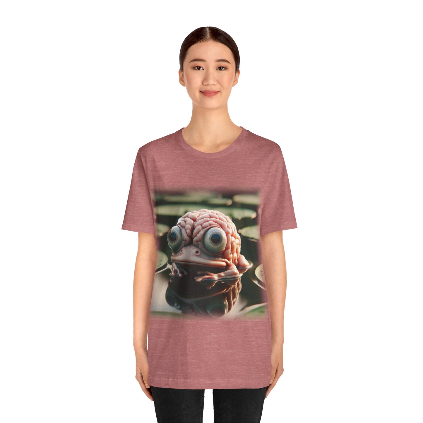 Brain - Frog 1 (Unisex Jersey Short Sleeve T-shirt)