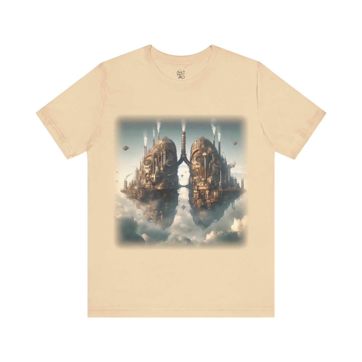 Lungs - Floating lung cities 1 (Unisex Jersey Short Sleeve T-shirt)