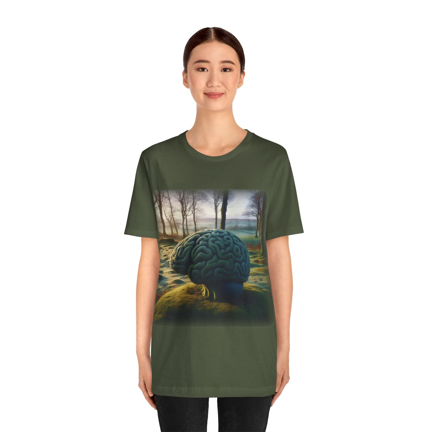 Brain - Celtic art 2 (Unisex Jersey Short Sleeve T-shirt)