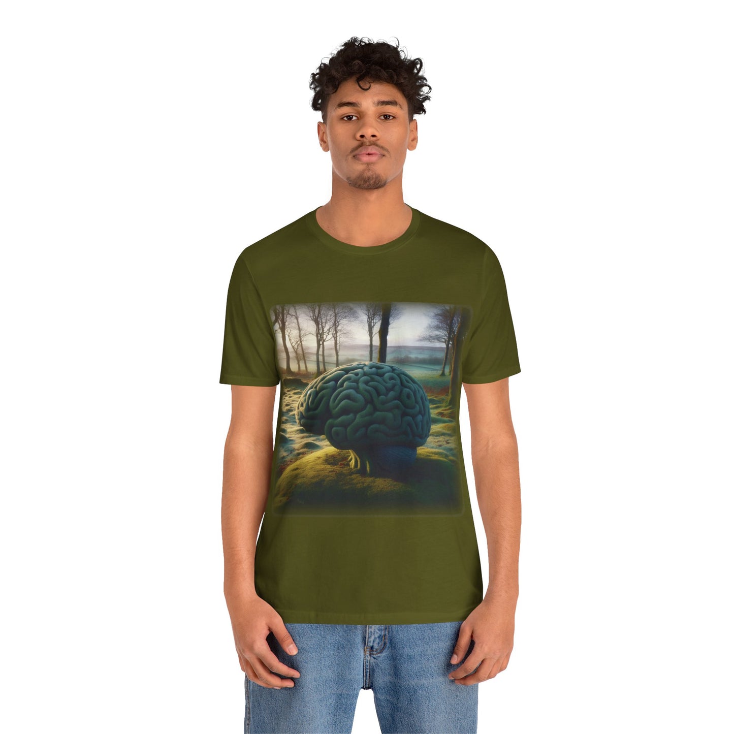 Brain - Celtic art 2 (Unisex Jersey Short Sleeve T-shirt)