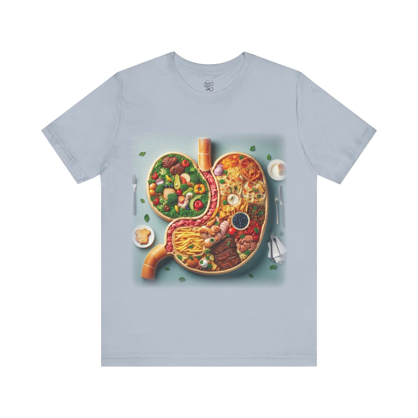 Stomach - Dish 2 (Unisex Jersey Short Sleeve T-Shirt)