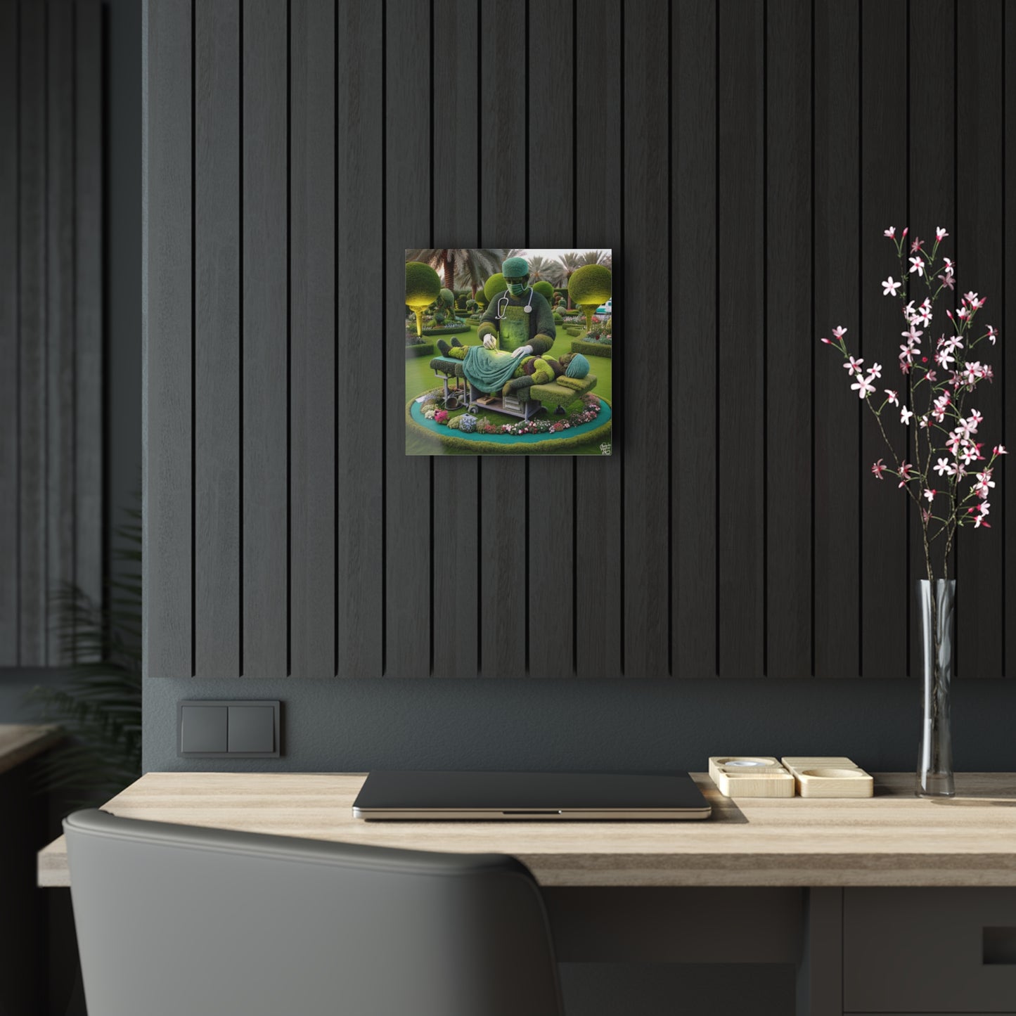 Topiary garden 3 - Surgery - Acrylic Prints