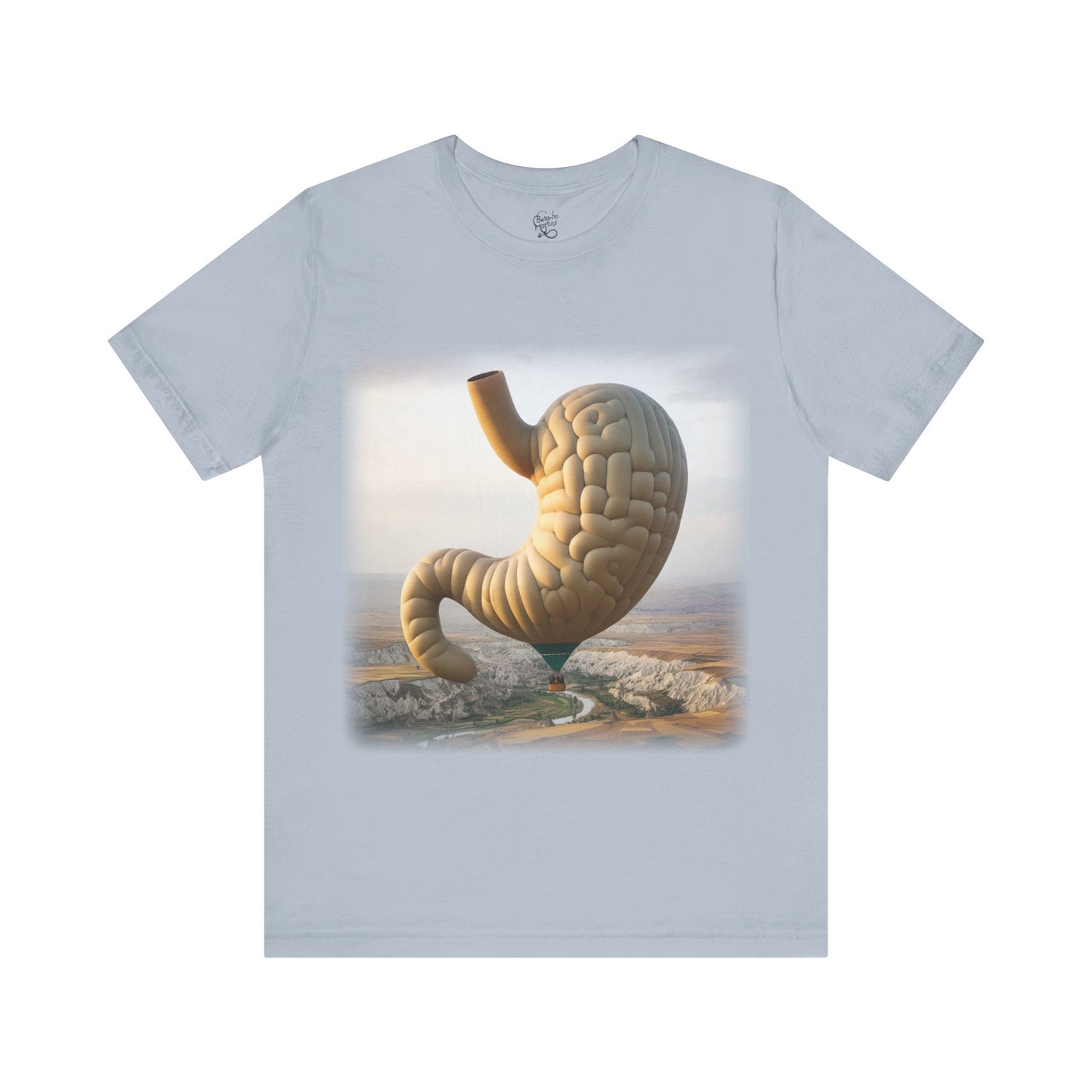 Stomach - Hot air balloon (Unisex Jersey Short Sleeve T-shirt)