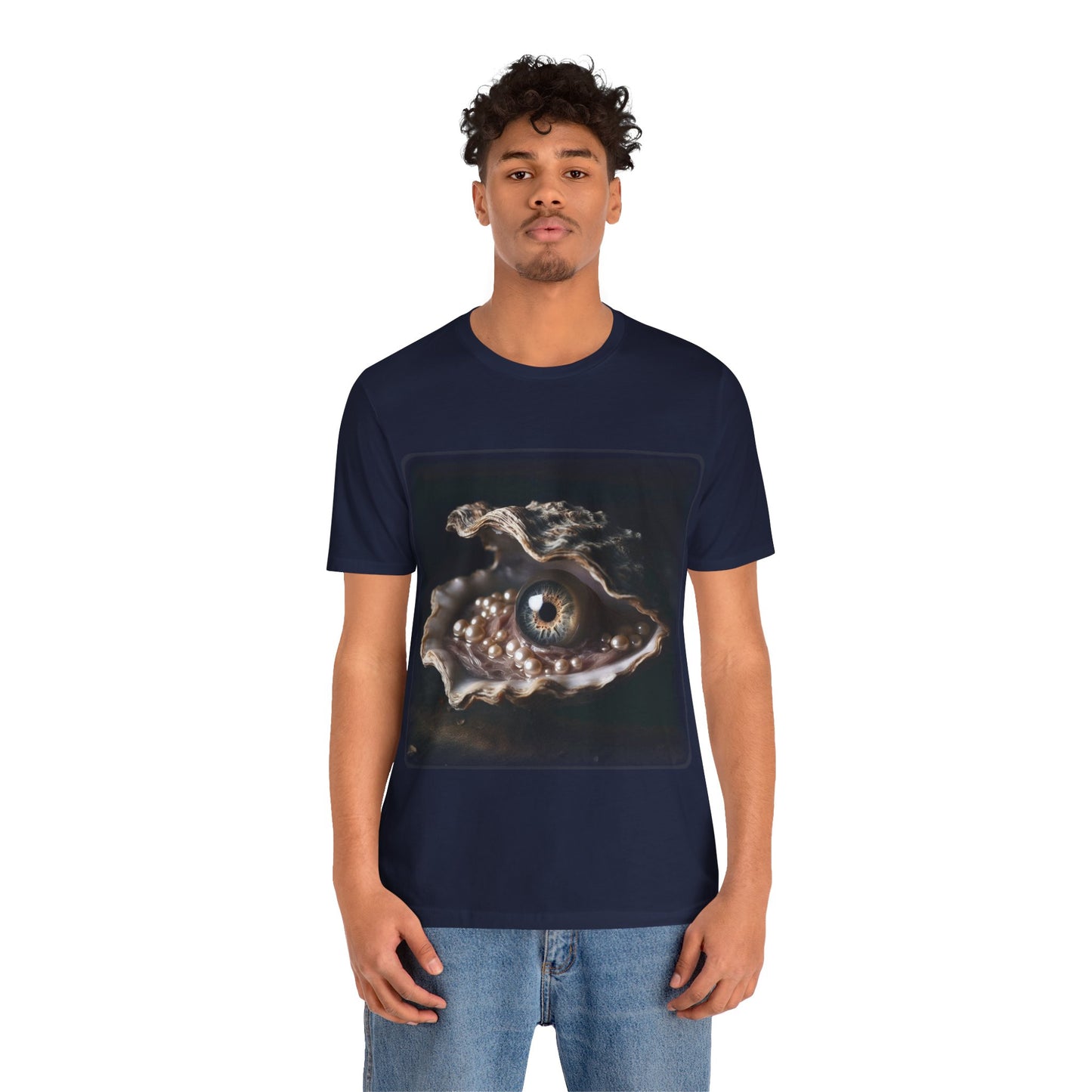 Eyes - Oyster (Unisex Jersey Short Sleeve T-shirt)
