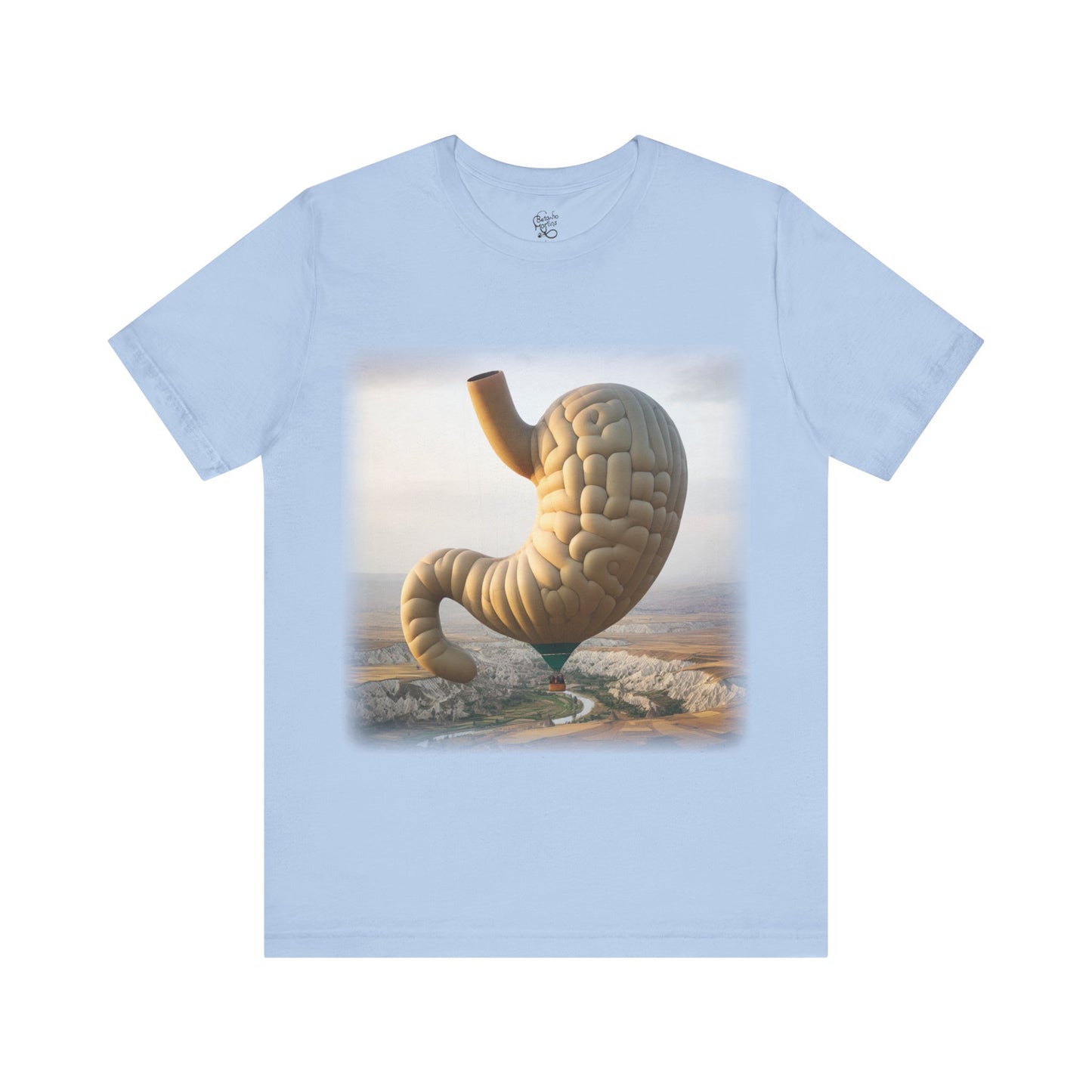 Stomach - Hot air balloon (Unisex Jersey Short Sleeve T-shirt)