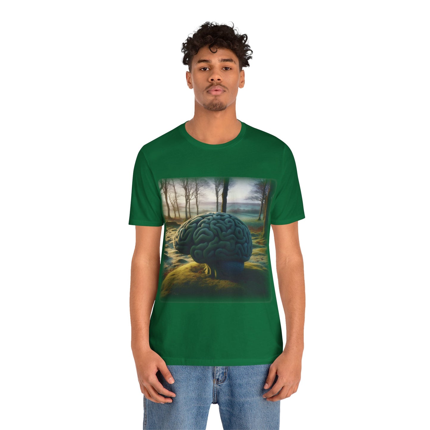 Brain - Celtic art 2 (Unisex Jersey Short Sleeve T-shirt)