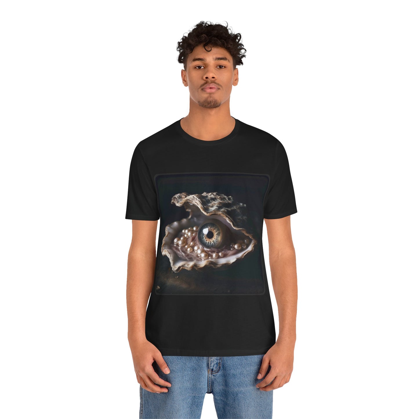 Eyes - Oyster (Unisex Jersey Short Sleeve T-shirt)