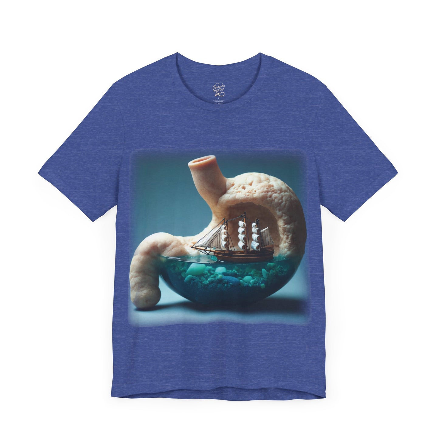 Stomach - Ship (Unisex Jersey Short Sleeve T-Shirt)