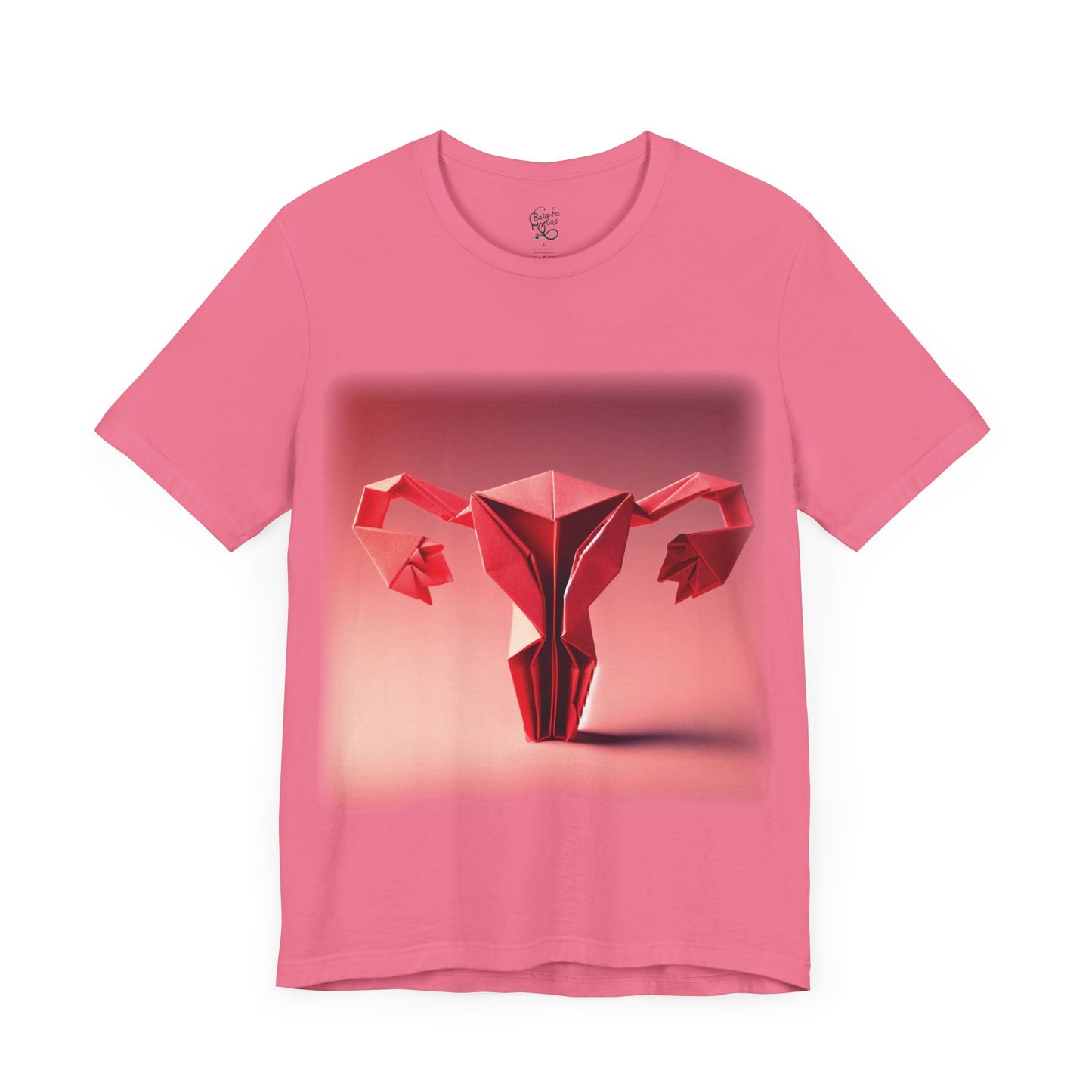 Uterus - Origami (Unisex Jersey Short Sleeve T-Shirt)