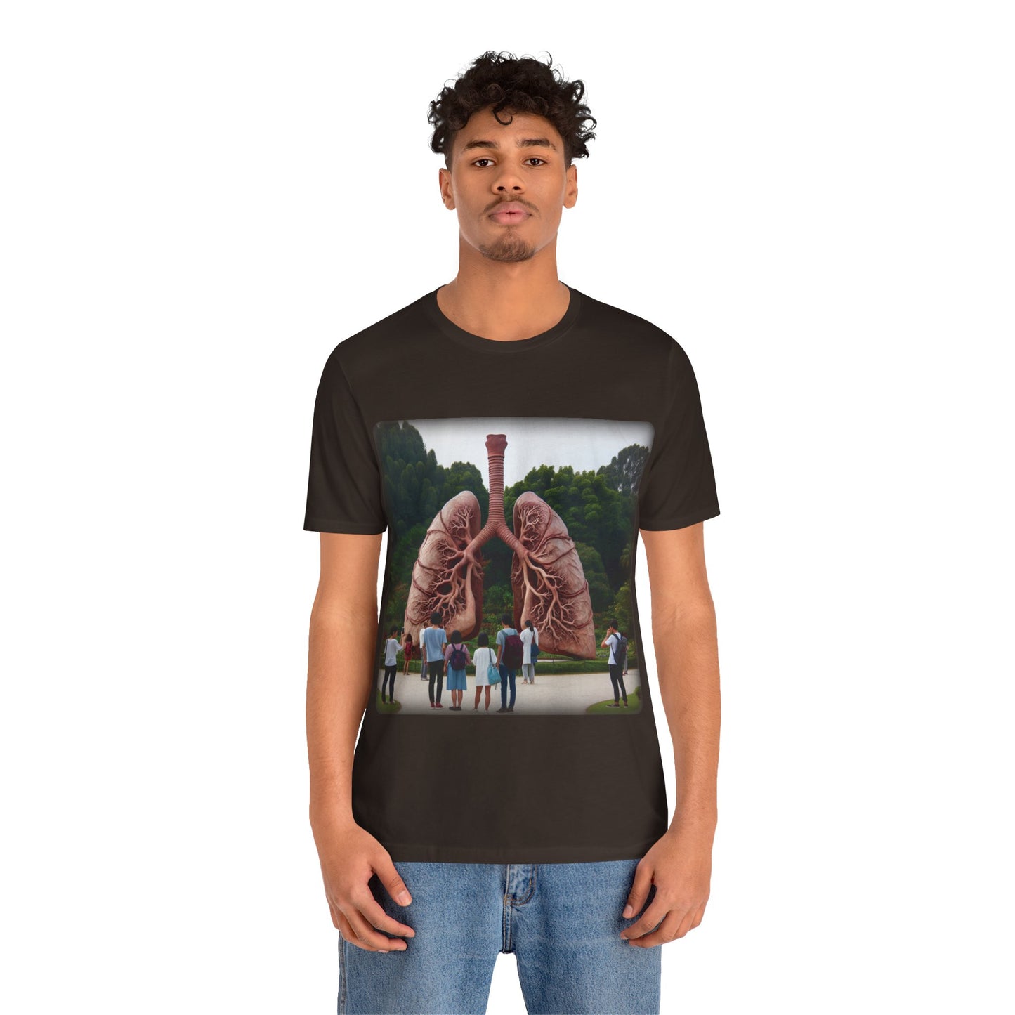 Lungs - The lung gardens 3 (Unisex Jersey Short Sleeve T-shirt)