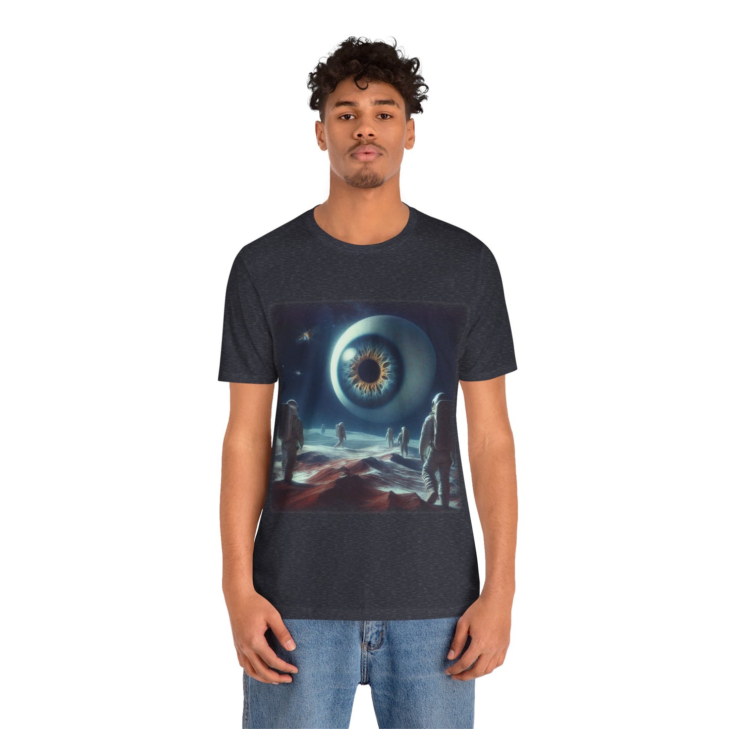 Eyes - Space 1 (Unisex Jersey Short Sleeve T-shirt)