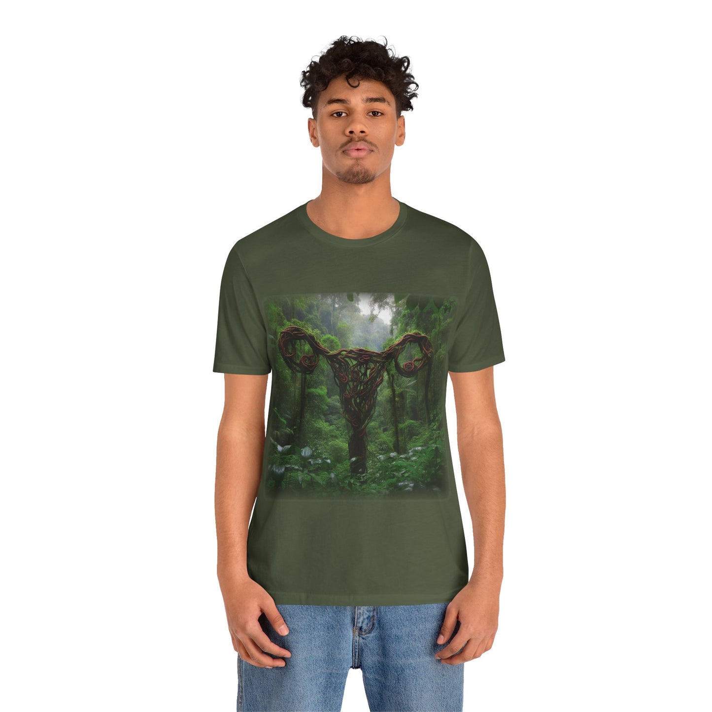 Vines - Uterus 1 (Unisex Jersey Short Sleeve T-shirt)