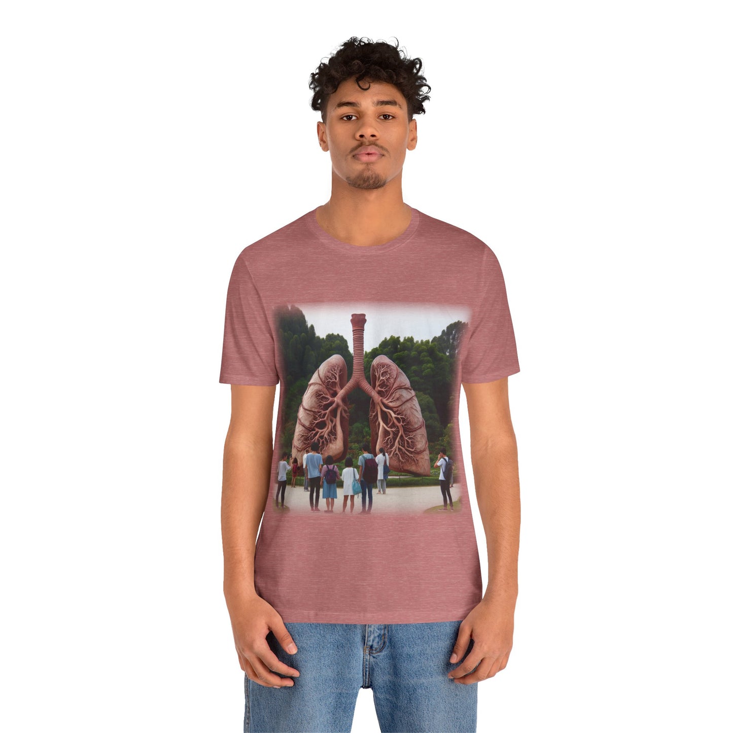Lungs - The lung gardens 3 (Unisex Jersey Short Sleeve T-shirt)