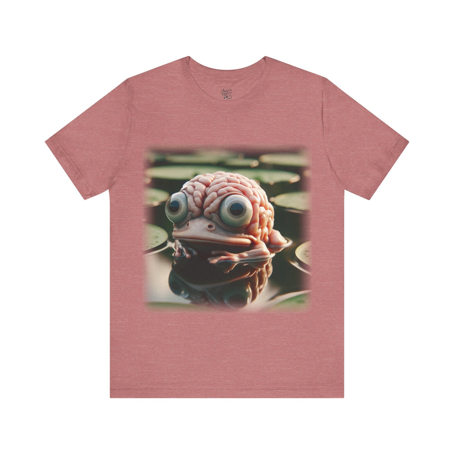 Brain - Frog 1 (Unisex Jersey Short Sleeve T-shirt)