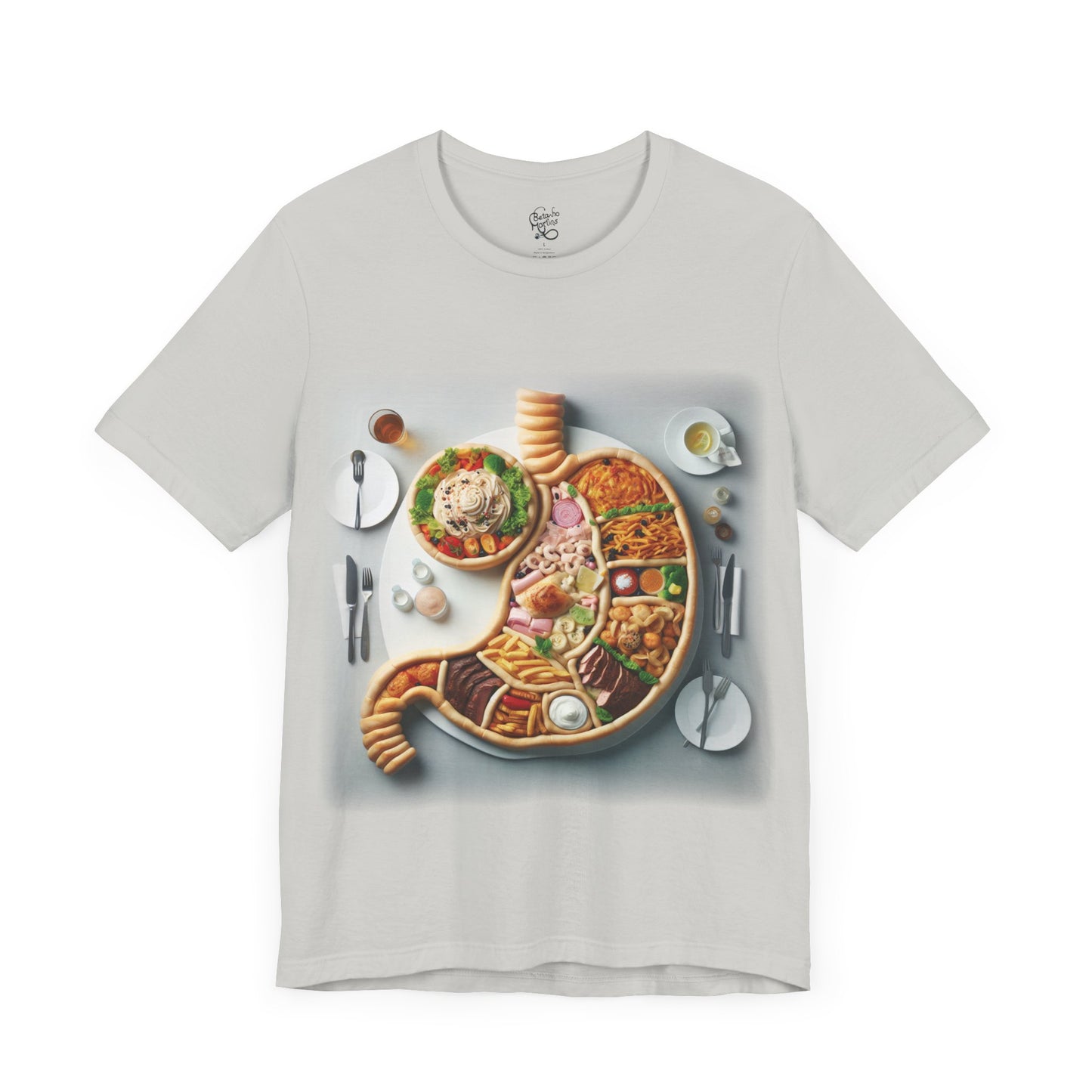 Stomach - Dish 1 (Unisex Jersey Short Sleeve T-Shirt)
