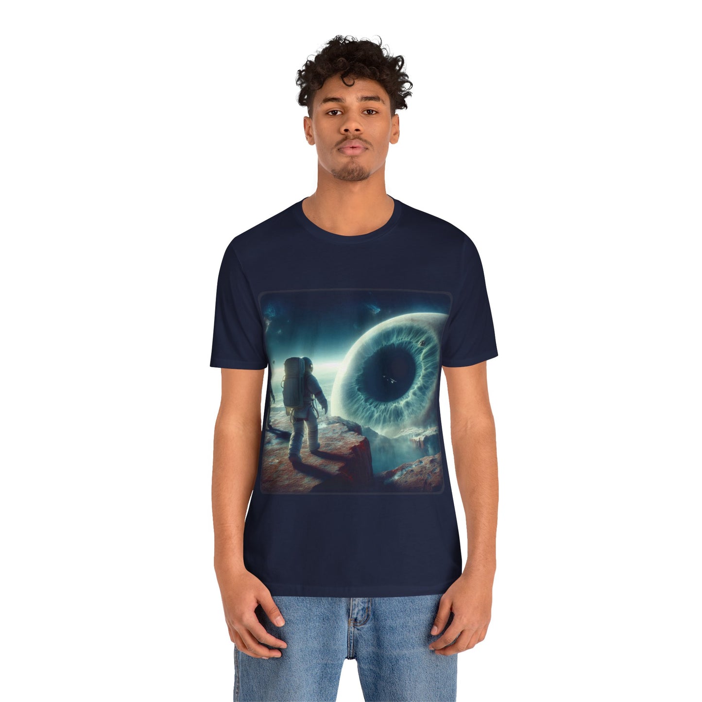 Eyes - Space 2 (Unisex Jersey Short Sleeve T-shirt)