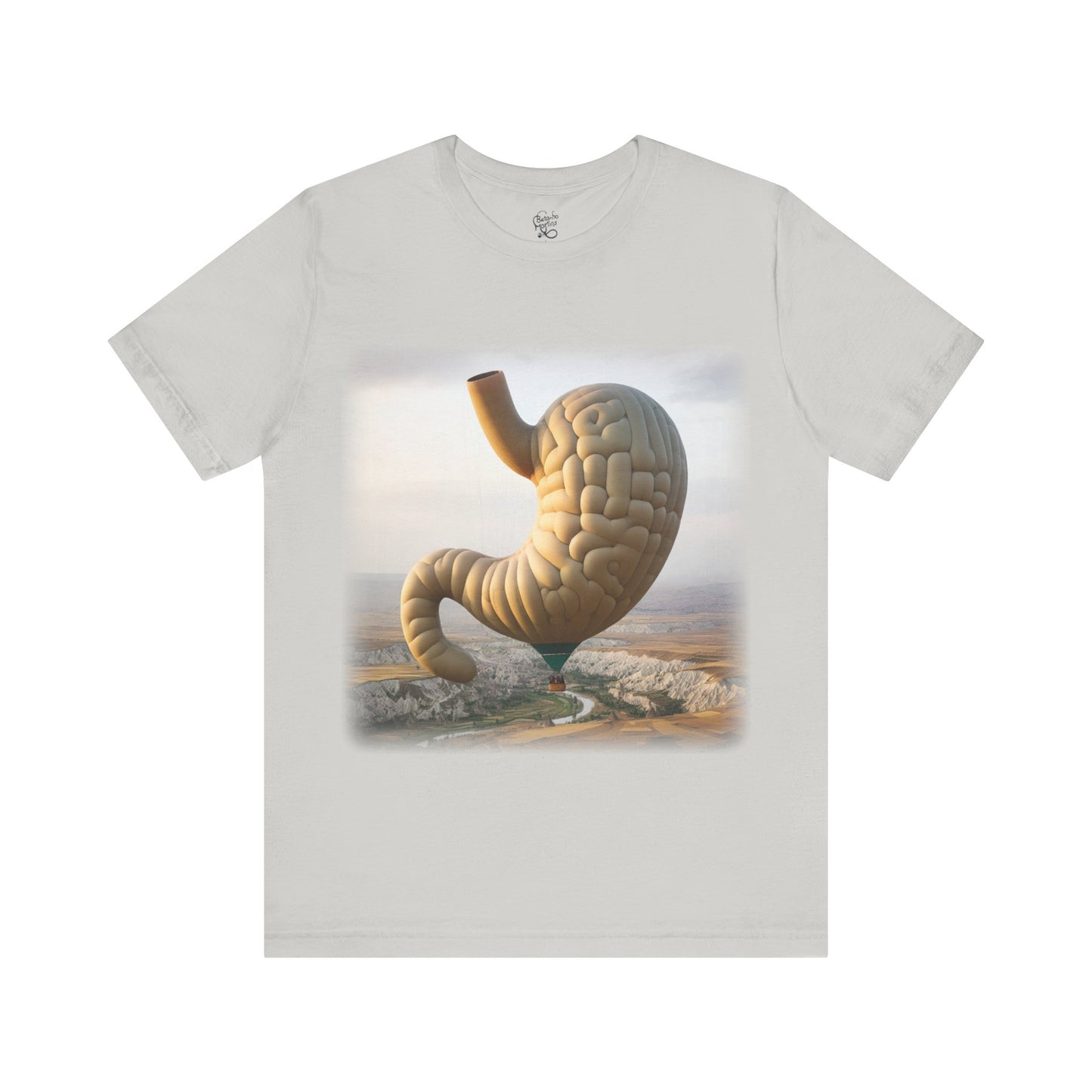 Stomach - Hot air balloon (Unisex Jersey Short Sleeve T-shirt)
