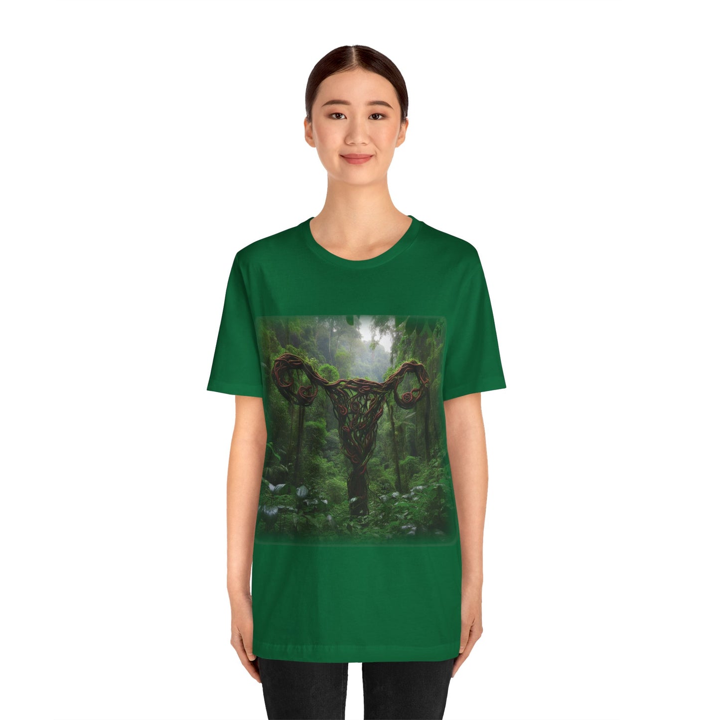 Vines - Uterus 1 (Unisex Jersey Short Sleeve T-shirt)