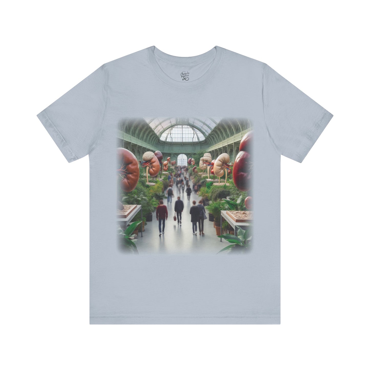 Kidneys - The great exhibition (present day) (Unisex Jersey Short Sleeve T-shirt)