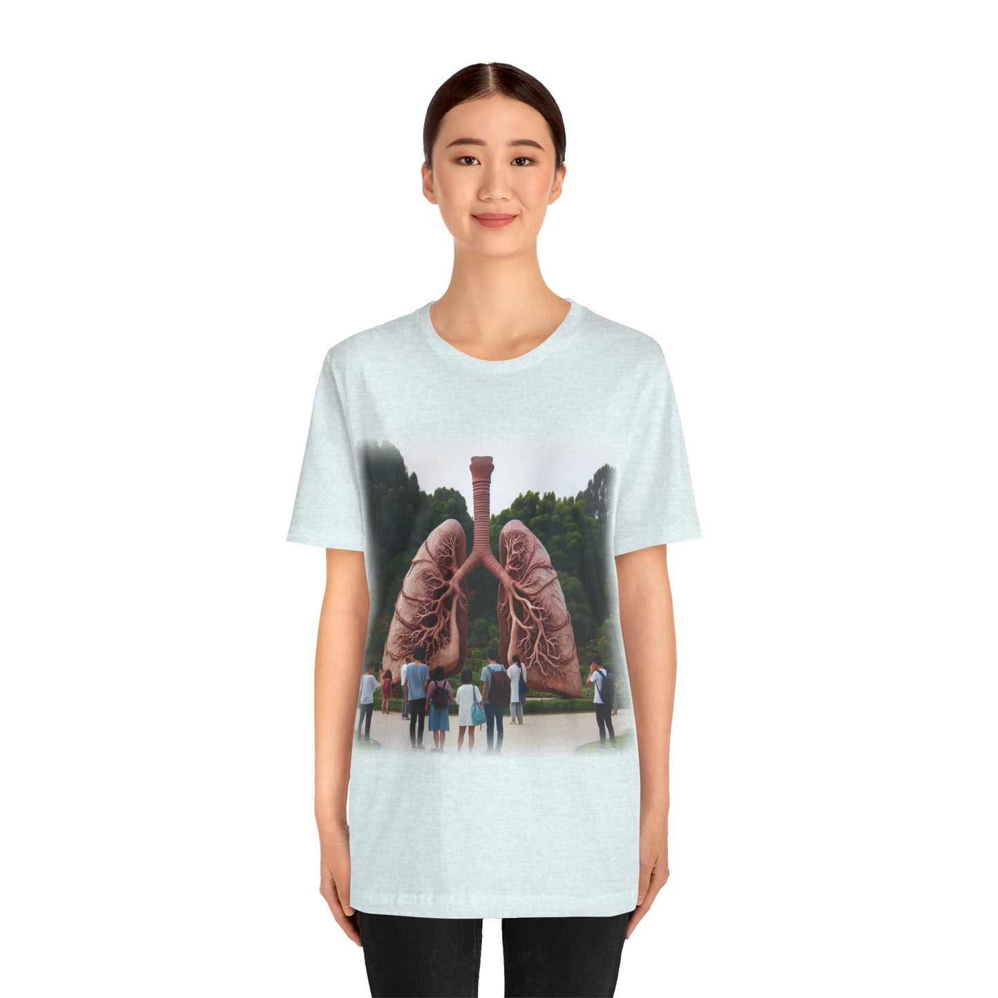 Lungs - The lung gardens 3 (Unisex Jersey Short Sleeve T-shirt)