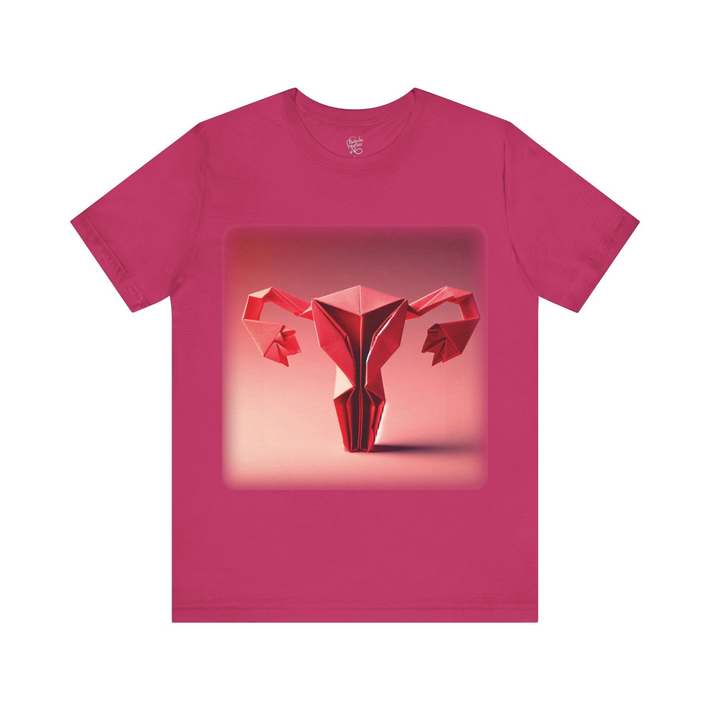 Uterus - Origami (Unisex Jersey Short Sleeve T-Shirt)