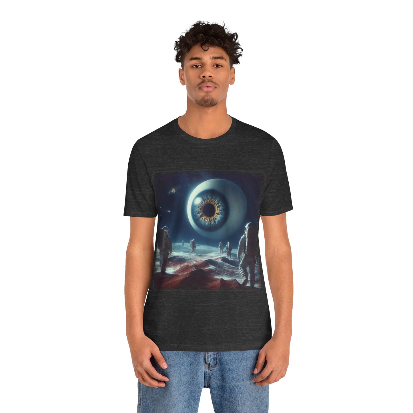 Eyes - Space 1 (Unisex Jersey Short Sleeve T-shirt)