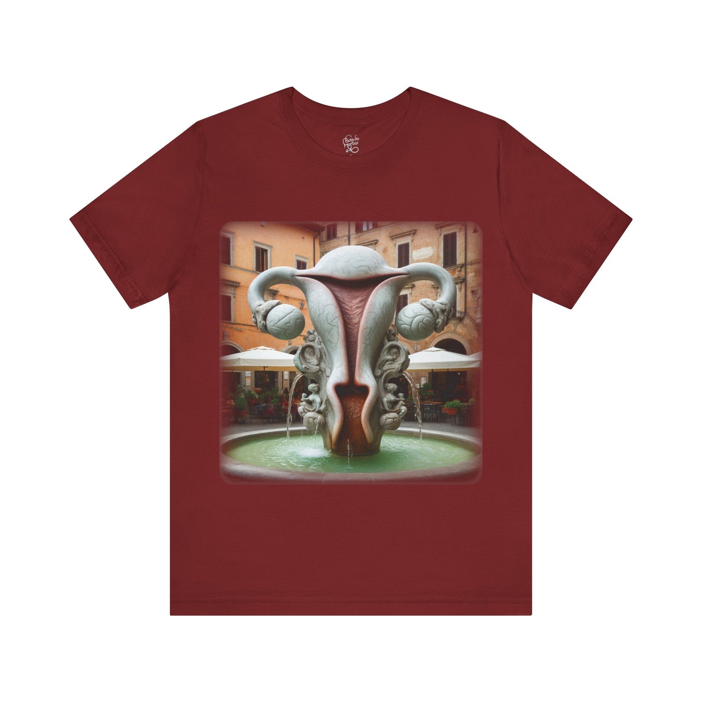 Uterus - Italian fountain (Unisex Jersey Short Sleeve T-Shirt)