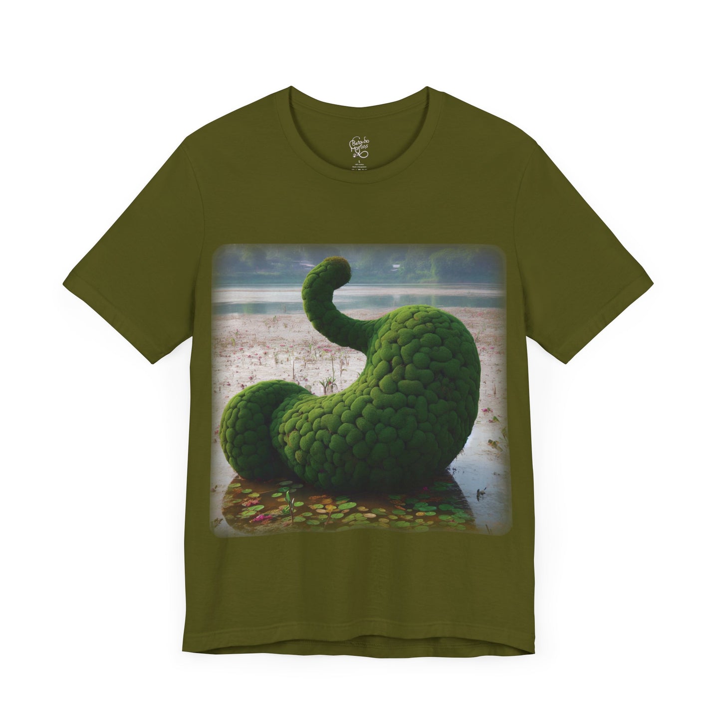 Stomach - Bush in the lake (Unisex Jersey Short Sleeve T-Shirt)