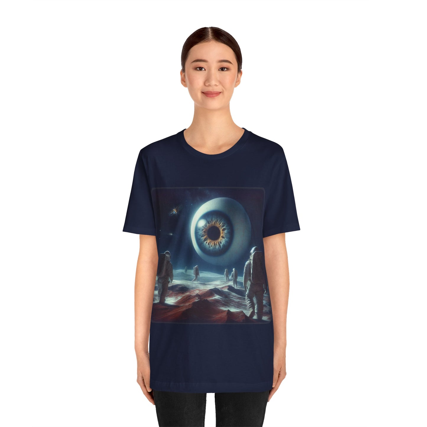 Eyes - Space 1 (Unisex Jersey Short Sleeve T-shirt)