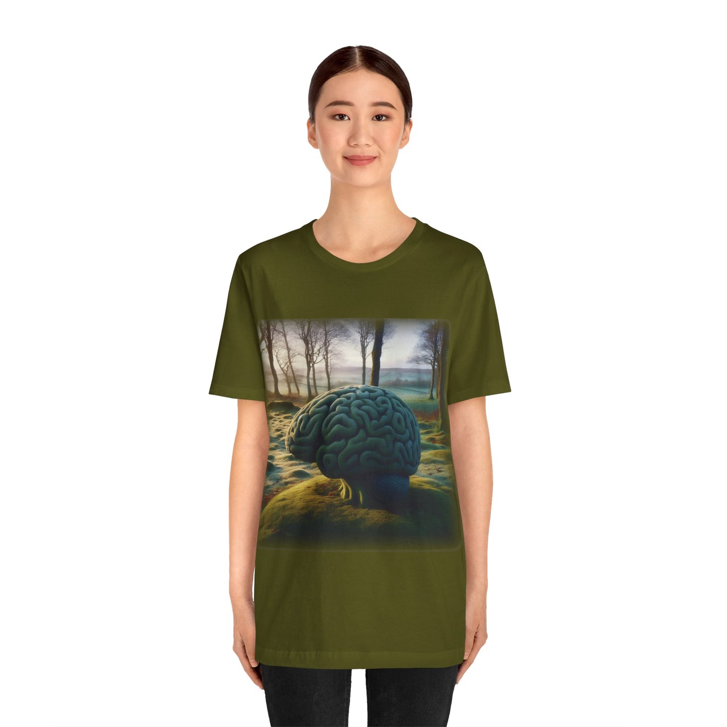 Brain - Celtic art 2 (Unisex Jersey Short Sleeve T-shirt)