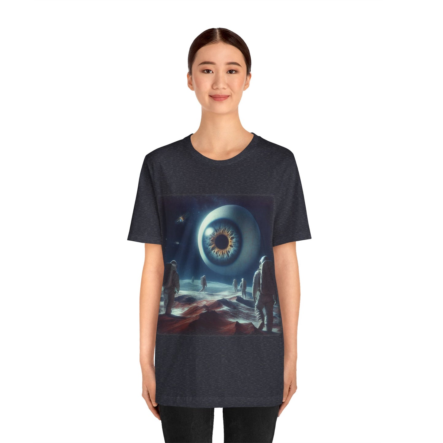Eyes - Space 1 (Unisex Jersey Short Sleeve T-shirt)