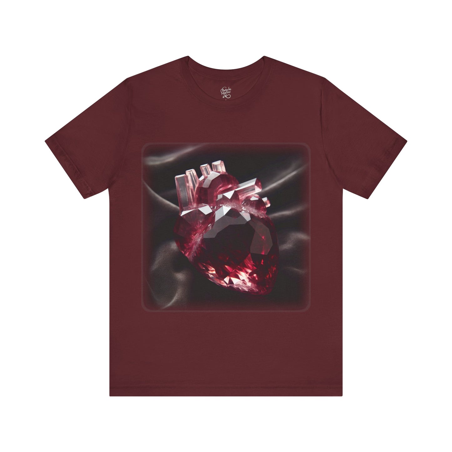 Heart - Crystal 3 (Unisex Jersey Short Sleeve T-Shirt)