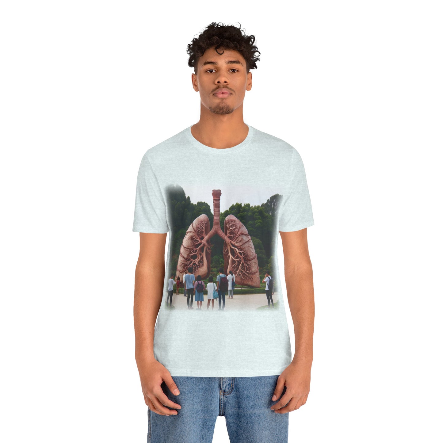 Lungs - The lung gardens 3 (Unisex Jersey Short Sleeve T-shirt)