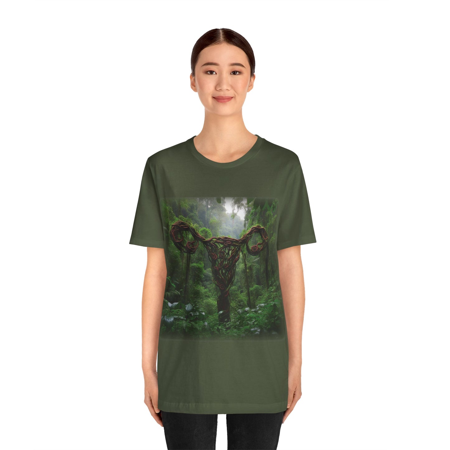 Vines - Uterus 1 (Unisex Jersey Short Sleeve T-shirt)