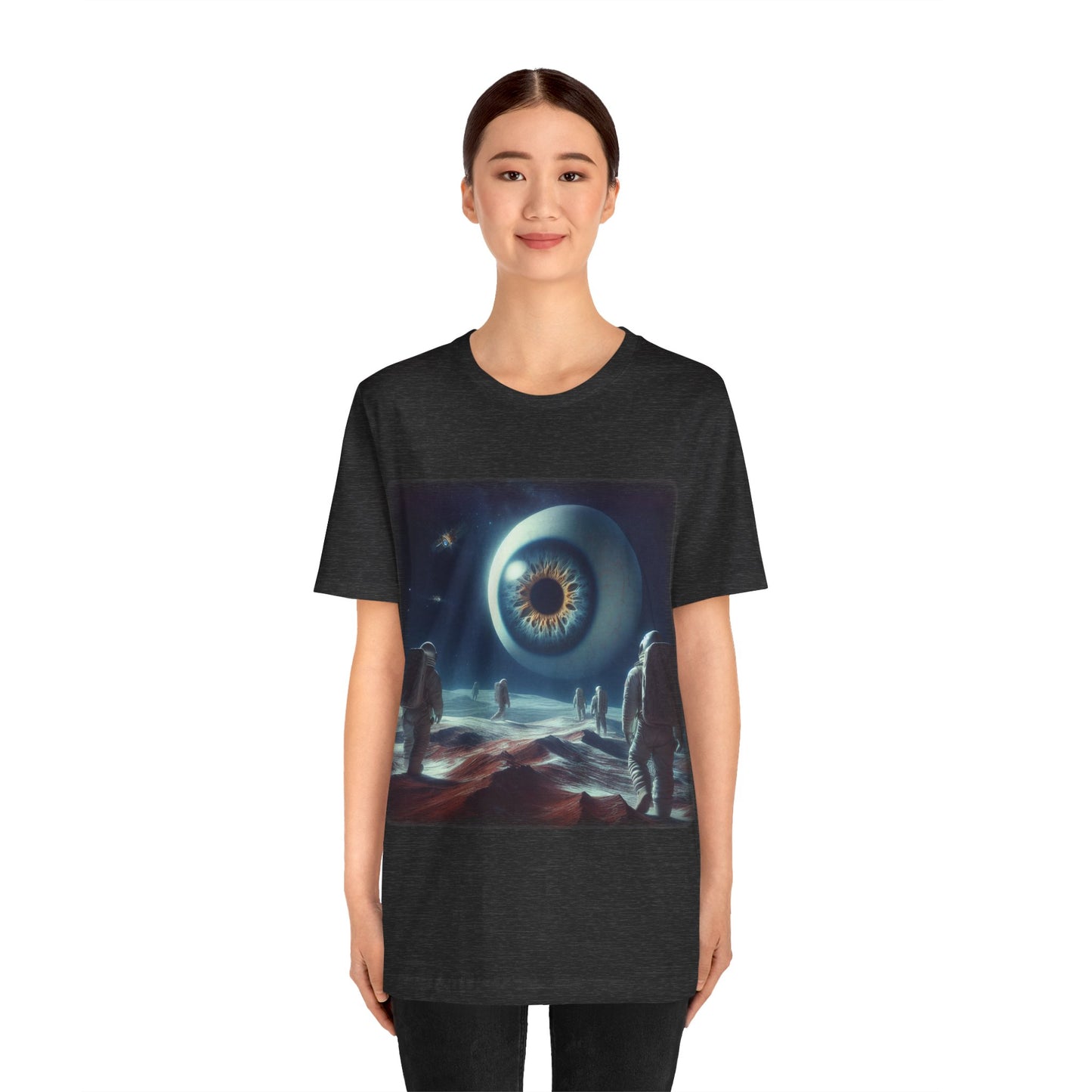 Eyes - Space 1 (Unisex Jersey Short Sleeve T-shirt)